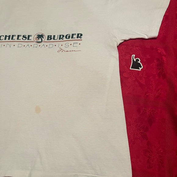 Cheeseburger In Paradise Front Street Lahaina Single Stitch Made In USA Maui VTG - Picture 3 of 12